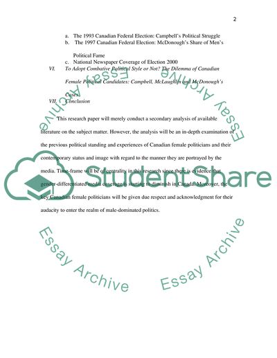 The Media Portrays Canadian Female Political Candidates Unfairly