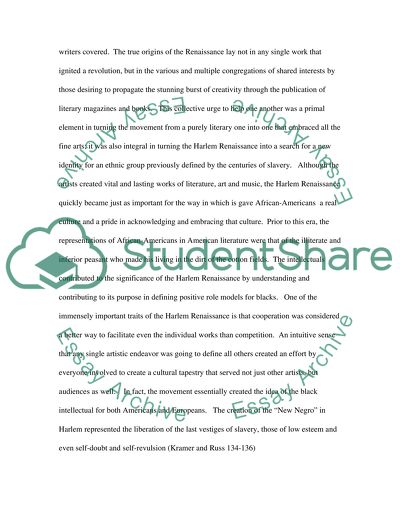 The Harlem Renaissance: the Future of Artistic Expression