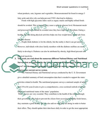 Nutrition and Diet Therapy