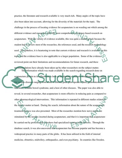 Complementary Alternative Medicine