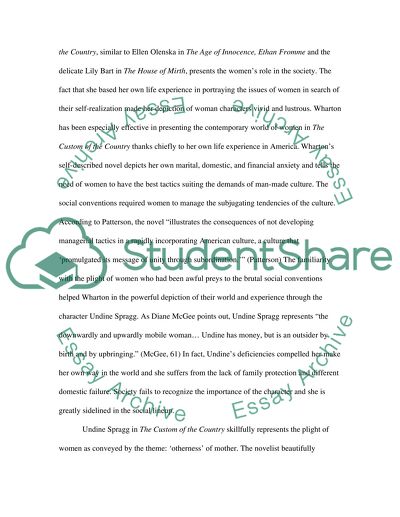 The Custom of the Country and The Beautiful and Damned