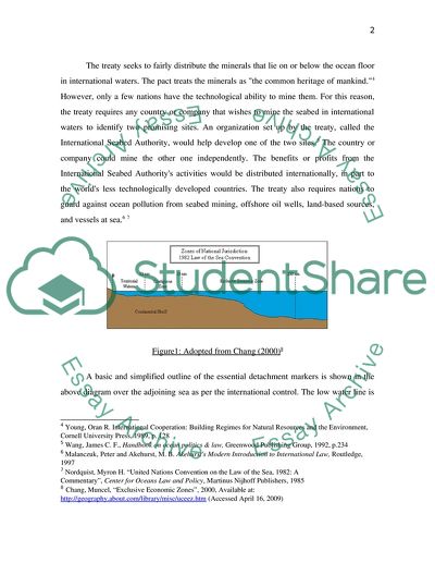 Conventional Distinction of Exclusive Economic Zone