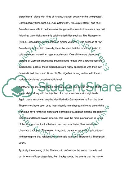 German Film Analysis