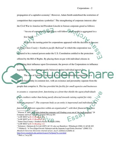 Corporations Law Research