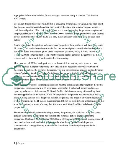 IT Health Care Development