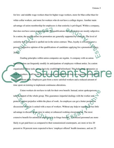 How Unions Benefit the Employees