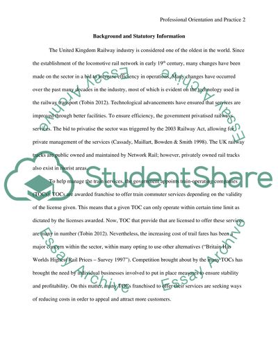 Professional Orientation and Practice