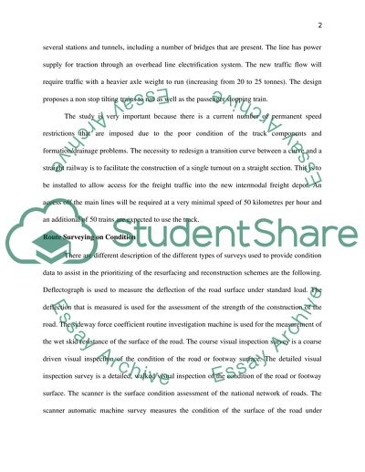 Track Design for Line Speed Improvement