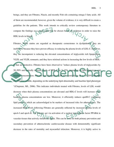 Raising Low HDL Techniques