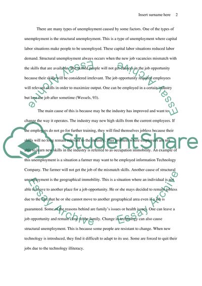 Unemployment in Macroeconomic Theory