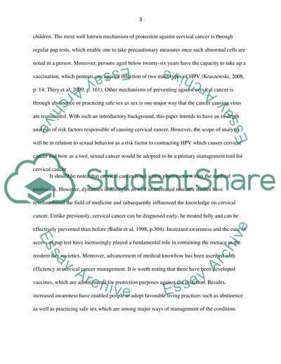 Cervical cancer presentation picture