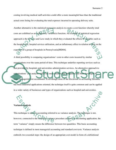 Management Accounting Tools in Hospitals and Universities