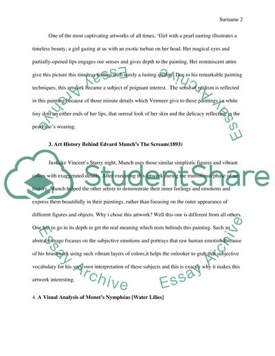 The Starry Night by Vincent van Gogh