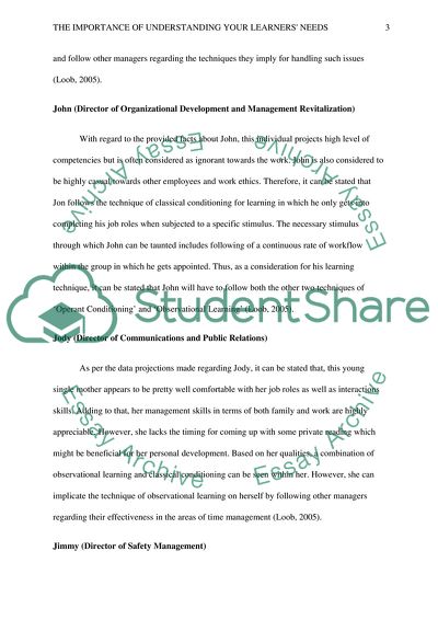 The Significance of Comprehension Your Learners Needs