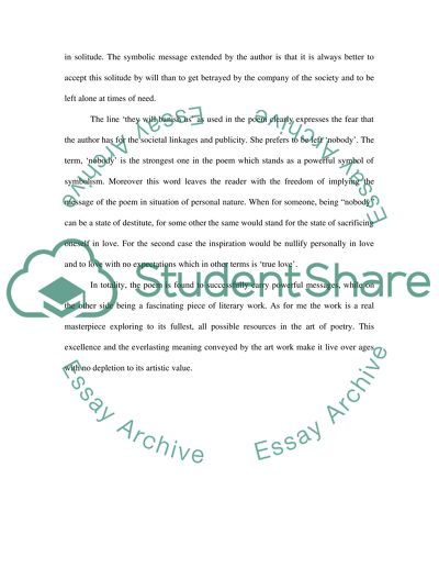 Im No Body, Who Are You