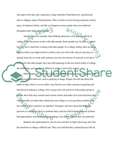 Student Performance in College