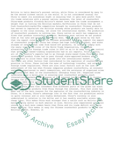 Chinas economic impact on Bolivia