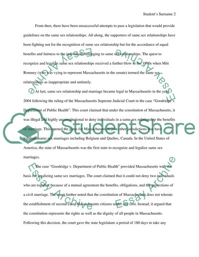 Political Discussions on Same-Sex Marriages