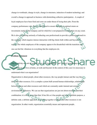 Organizational Culture and Leadership Change