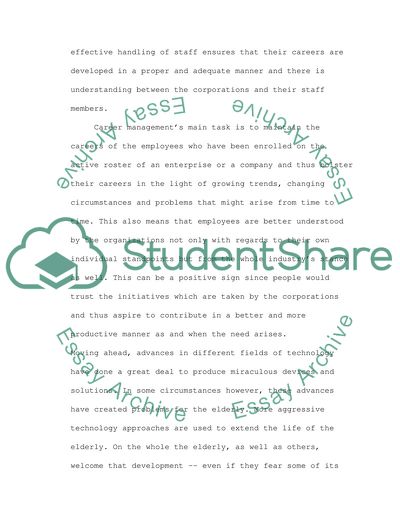 Career Management through Psychological Theories and Approaches