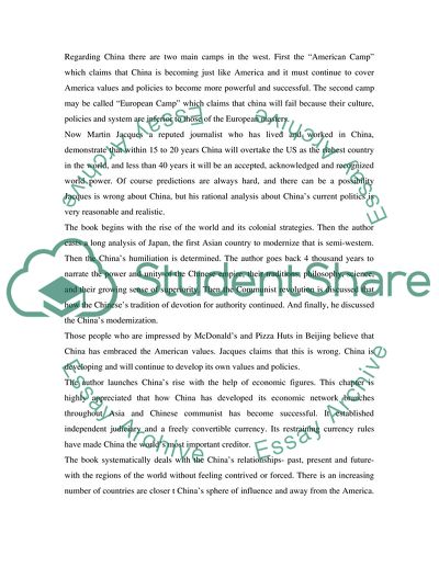 When china rules the world