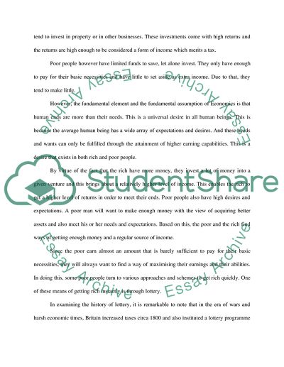 Lottery and Investments in the Nigerian Context