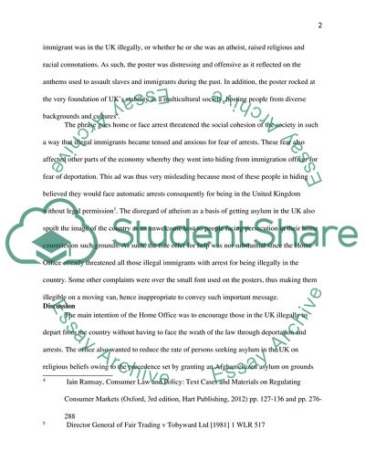 The Home Office Put up an Advertisement on the Side of Vans