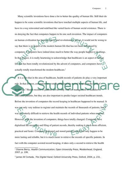 Choose an invention.describe and evaluate the effects it has had on a particular area of human life