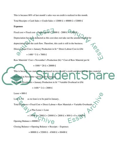 Finance and Business Perfomance Assignment: Budget for Dares Paint Limited