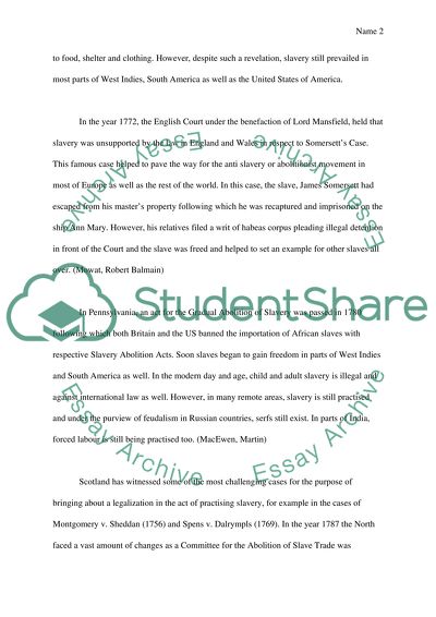 The Abolitionist Movement