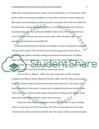 Climate Change - Maldives