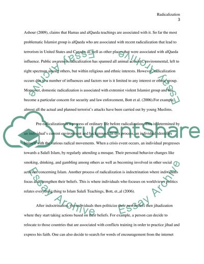 Radicalization: the Terrorist Threat