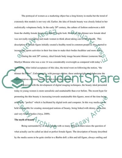 Fashion Magazines with Portraying Extremely Thin Women to Support Products