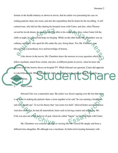 Bucket list essay