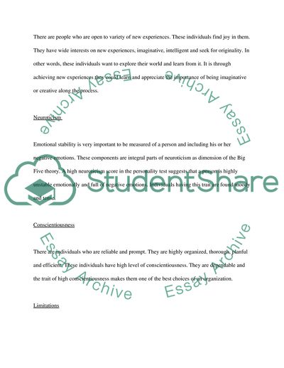 Traits and Skills Aspects of Personality