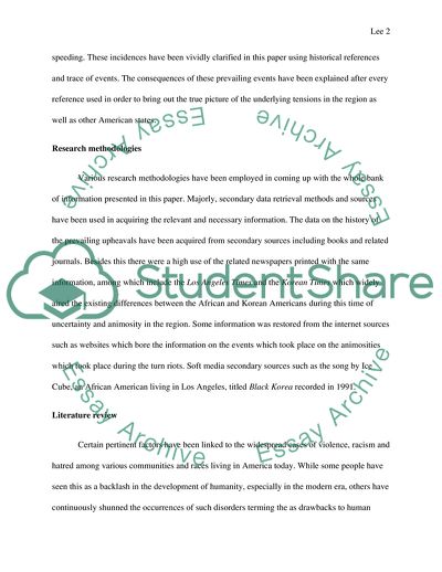 The Los Angeles Riots of 1992