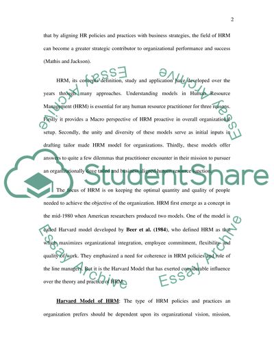 Managerial Policy in Human Resource Management