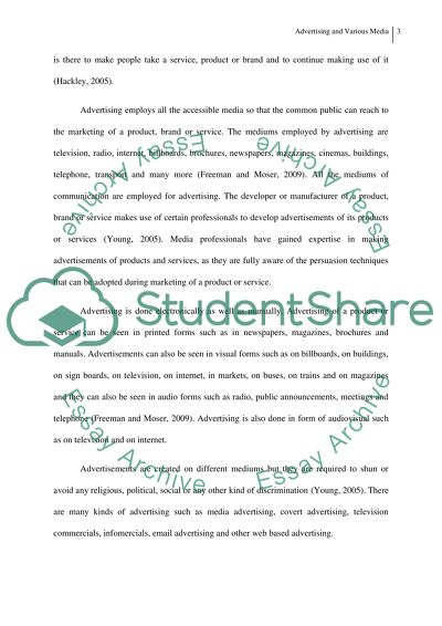 Crucial Part of Advertising and Various Media