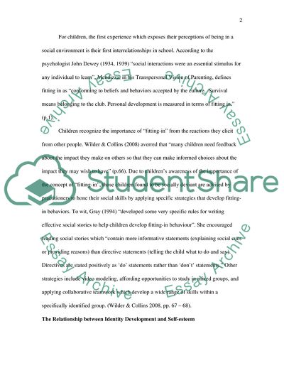 Is It Important for Children to Feel That They Fit in