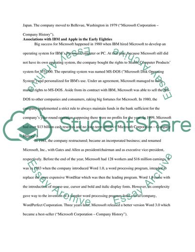 History of Microsoft