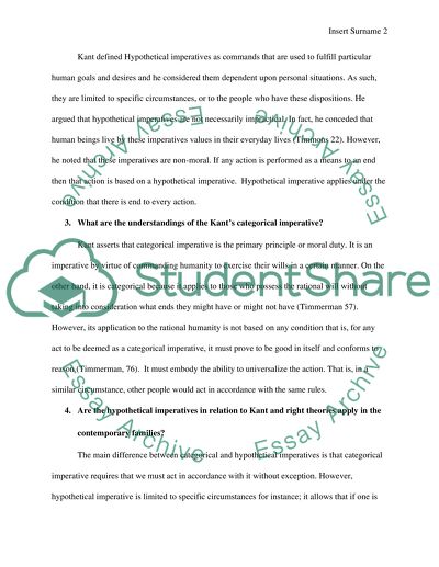 Hypothetical Imperatives as Commands
