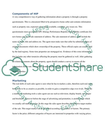 Property Sales and Marketing