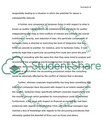 Sarbanes-Oxley Act of 2002