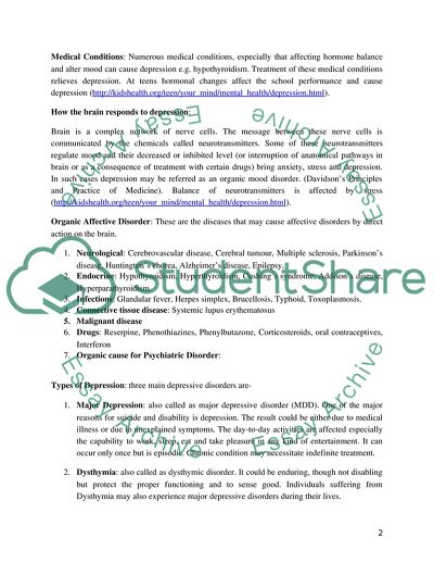 Coping with Depression