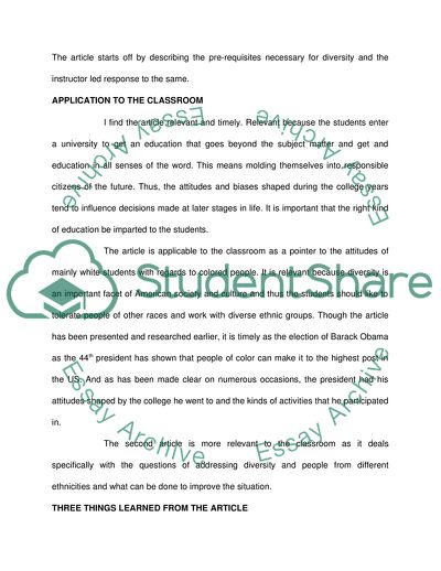 Maintaining Credibility in a Diversity Classroom