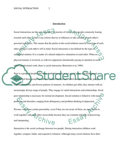Similarities and Differences Between PeerPeer Interactions and SiblingSibling Interactions