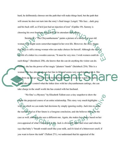 Freedom of Choice in the Literature