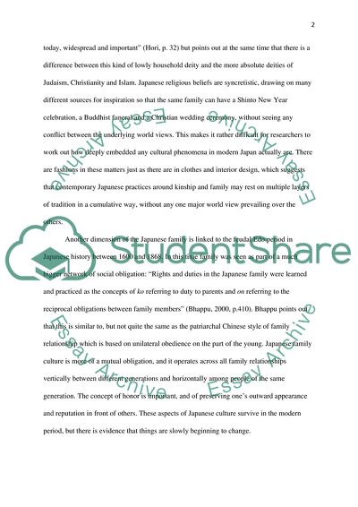 Family and Kinship in Japan