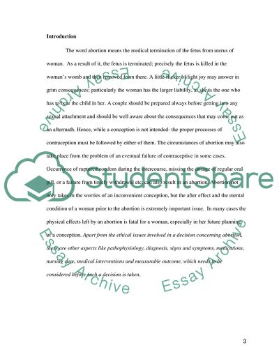 Abortion Influencing Factors apart from Ethical Consideration