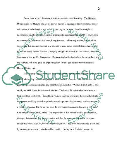 Double Standards in the Workplace